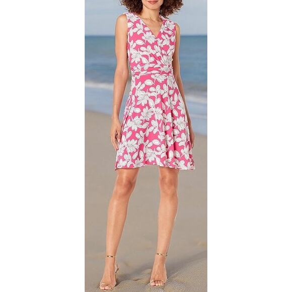 Tommy Hilfiger Dresses & Skirts - Tommy Hilfiger Signature Sleeveless Fit and Flare Dress Size 8P NWT